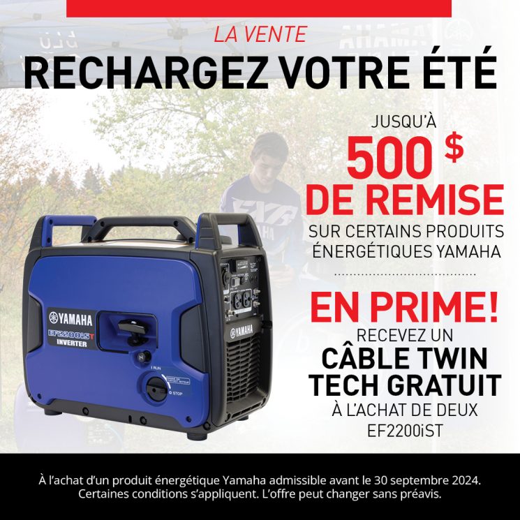 PROMOTION – RECHARGEZ VOTRE ÉTÉ! – PRODUITS MÉCANIQUES