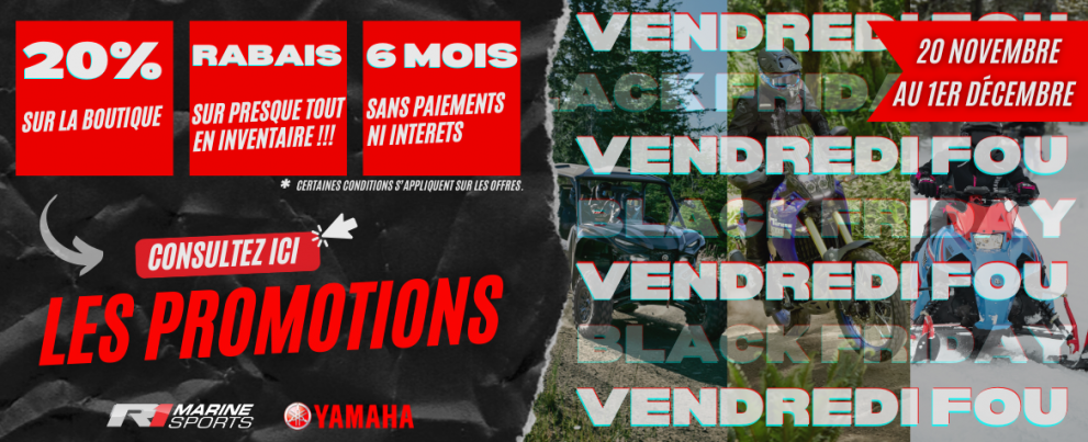 PROMOTION – VENDREDI FOU !